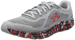 Under Armour Liquify Print, Zapatillas para Correr Hombre, Halo Gray Versa Rojo Versa 100, 43 EU en oferta