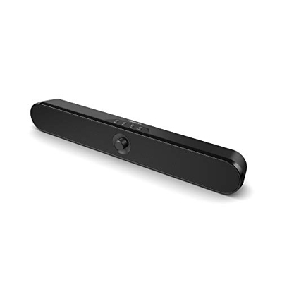 Majority Atlas - Mini Barra de Sonido Bluetooth PC, portátil y con Carga USB, para Ordenador, Juegos, Altavoces portátil, Monitor, conexión a Smart TV