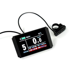 Ebike Pantalla Colorida KT LCD8H Panel de Control USB Bicicleta eléctrica 24V 36V 48V Pantalla LCD de Soporte Universal (SM Connector) características