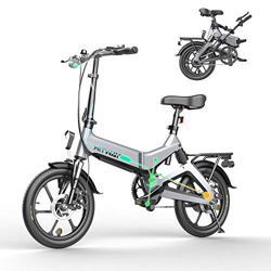 HITWAY Bicicleta eléctrica GEARSTONE, Ligera, 250 W, Plegable, eléctrica, con Asistencia de Pedal, con batería de 7,5 Ah, 16 Pulgadas, para Adolescent características