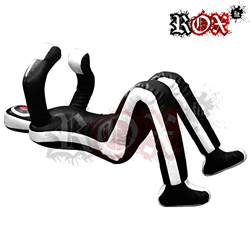 ROX Fit Grappling Dummy muñeco JiuJistsu Brazilian entrenamiento realista bolsa BJJ MMA ejercicio blanco negro (6 Piedras (72 ") - 180 cm - sin rellen en oferta