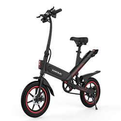 Freego Bicicleta Eléctrica Plegable Bicicleta Eléctrica 350W Motor, Neumáticos de 14" Bicicleta de Montaña, Ajuste de Modo de 3 Velocidades, Amortigua precio