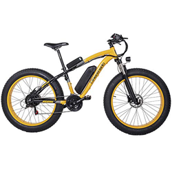 Shengmilo-MX02 26 Pulgadas neumático Gordo Bicicleta eléctrica 1000 W Beach Cruiser Hombres Mujeres Montaña e-Bike Pedal Assist 48V 17AH batería (Amar precio
