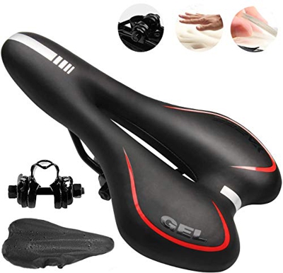 Brand Name Sillín de Bicicleta, Asiento de Bicicleta Ergonómico,con Cubierta Resistente al Agua y al Polvo,Impermeable y Transpirable,para MTB/Bicicle