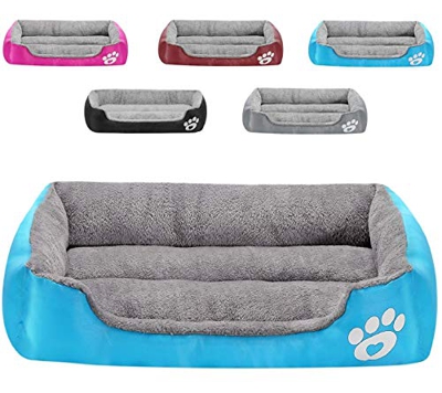 EXMOGO Cama para Perros Cama para Gatos, Suaves y cómodas Camas para Mascotas con algodón PP, Adecuada para Mascotas pequeñas, Medianas y Grandes L: 2