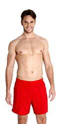 Speedo Solid Leisure de 16" Pantalones Cortos, Adult Male, Rojo, L características