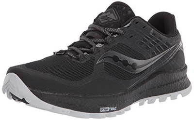 Saucony Xodus 10 Black, Zapatillas para Carreras de montaña para Hombre, Negro, 48 EU