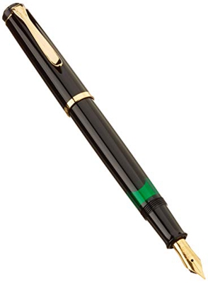 Pelikan M200 983064 - Pluma con plumín M, color negro