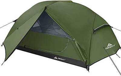 Forceatt Tienda de Campaña 2-3 Personas 100% Impermeable, Ventilación Doble Capa Peso Ligero Acampar Tienda, Fácil de Instalar, Ideal para Practicar S