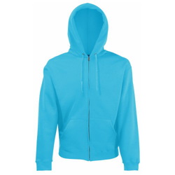 Fruit of the Loom - - Sudadera con Cremallera y Capucha Hombre/Caballero -Deporte/Gimnasio/Running (Extra Grande (XL)) (Azul Celeste) en oferta