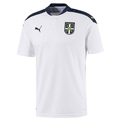 PUMA Fss Away Shirt Replica Camiseta, Hombre, White-Peacoat, M