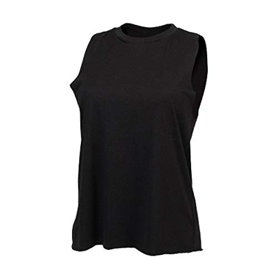 Skinni Fit- Camiseta de Tirantes con Cuello Redondo (XS) (Negro)