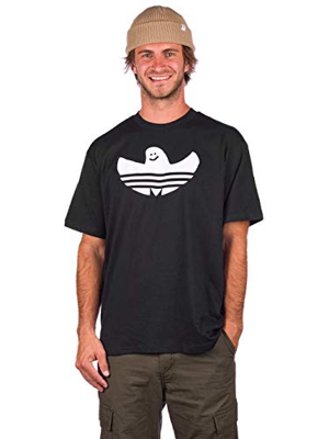 adidas SS G Shmoo tee T-Shirt, Unisex Adulto, Black, S