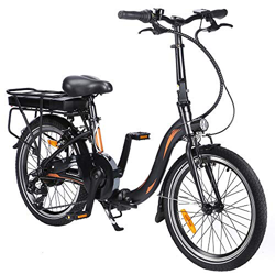 Bicicleta Eléctrica Plegable de 20 Pulgadas, Bicicletas Eléctricas para Adecuado para Adolescentes Mayores de 16 Años 250W 36V 10AH con 3 Modos de Con precio