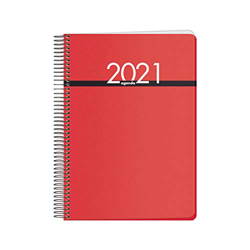 Dohe Metrópoli - Agenda, color rojo, 15 x 21 cm en oferta