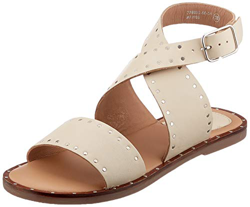 Kickers Kiclana, Sandalias con Correa de Tobillo para Mujer, Marfil (Blanc Casse 31), 38 EU en oferta