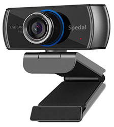 Spedal Full HD Webcam 1080p, Streaming Cámara Web con Micrófono, USB Webcam para Xbox OBS XSplit Skype Facebook, Compatible con Mac OS Windows 10/8/7 en oferta
