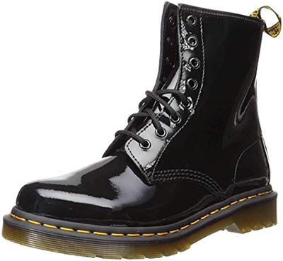 Dr. Martens 1460 Patent Acid - Botines de cuero mujer, Negro, 36 EU (3 UK)