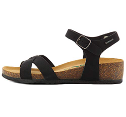 Bionatura Sandalias 12 Fregene Carton Negro 37 en oferta