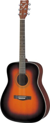 Yamaha F370 Guitarra Acústica Guitarra Folk 4/4 de madera, escala 634 mm, 25 pulgadas, 6 cuerdas metálicas, Color Marrón (Tobacco Brown Sunburst)