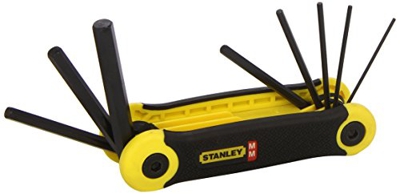 Stanley 269264 - Juego de llaves métricas (8 piezas en estuche plegable)