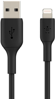 Belkin BOOST CHARGE  Lightning/USB-A-Cable BOOST CHARGE  Lightning/USB-A-Cable (2m, Black)