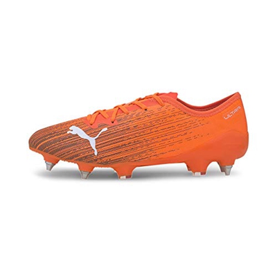 Puma Ultra 2.1 MxSG, Bota de fútbol, Shocking Orange-Puma Black, Talla 8 UK (42 EU)