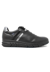 Baerchi - Zapato Negro Deportivo Casual en Piel - Negro, 40 precio
