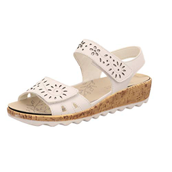 Romika Gina 19, Sandalias de Talón Abierto para Mujer, Blanco (Weiß 000), 36 EU precio