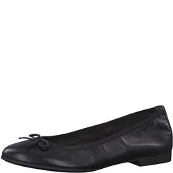 Tamaris Mujer Merceditas 22116-23, señora Bailarinas Clásicas, Zapatos Planos,Zapatos de Verano,clásicamente Elegantes,Black Lea. Uni,36 EU / 3.5 UK características