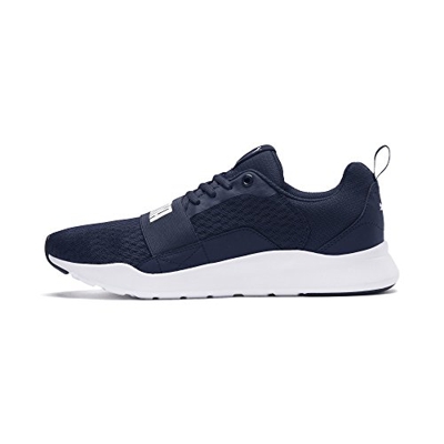 PUMA Wired, Zapatillas Unisex Adulto, Azul (Peacoat-Peacoat White), 39 EU