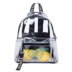 TINYAT Mochila Transparente Multicolor holográfica Super Suave PVC Mochila de Moda para niñas Cena de Compras Unisex Citas, T9051 en oferta