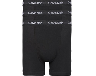 Calvin Klein U2662G - Bañador para hombre (3 unidades) Negro Negro y negro. S