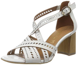 Tamaris 1-1-28052-34, Sandalia con talón Mujer, Blanco, 37 EU precio