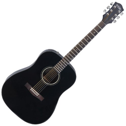 Rocktile Guitarra acústica D-60 negro en oferta