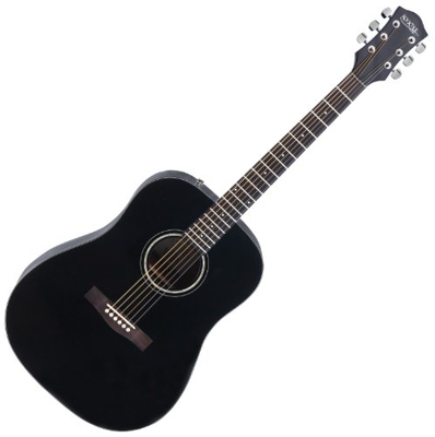 Rocktile Guitarra acústica D-60 negro
