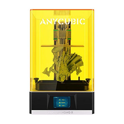 ANYCUBIC Photon Mono X Impresora 3D Resina, Luz UV Curado SLA con Pantalla LCD Monochrome 3840 * 2400 4K, Alta Velocidad y Control por Wifi con App, V