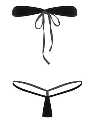 iiniim Micro Bikini Mujer Sexy Mini Bikini Tangas G-string Braga Alta Cintura Bikinis Brasileños Dos Piezas Traje de Baño Conjunto de Lencería Erótica