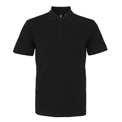 Asquith & Fox Asquith and Fox Men's Polo, Negro (Black 000), XXX-Large para Hombre precio