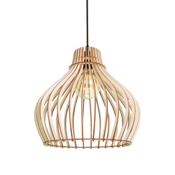 Lámpara colgante Barrel 1 luz, Ø 38cm precio