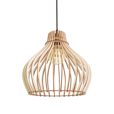 Lámpara colgante Barrel 1 luz, Ø 38cm