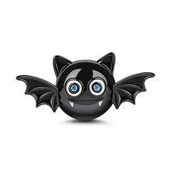 Gnoce - Abalorio de murciélago para mujer, chapado en plata de ley, diseño de murciélago en oferta