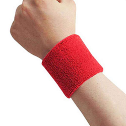 Gankmachine 1x Unisex Tela de Toalla de algodón Sweatband de Pulsera Deportivo de Tenis el Wristband Sudor Yoga Rojo precio