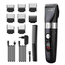 Detalles de la oferta de KYG Cortapelos Impermeable 2 Modo de Velocidad Máquina de Cortar Pelo Gran Pantalla LED Cortadora de Pelo Recargable Inalámbrica USB con Larga Duracio KYG Cortapelos Impermeable 2 Modo de Velocidad Máquina de Cortar Pelo Gran Pantalla LED Cortadora de Pelo Recargable Inalámbrica USB con Larga Duracio precio