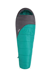 Mountain Warehouse Saco de Dormir Summit 250-22 x 40 cm - Saco de Acampada Tipo Momia Verde Agua Cremallera Diestro - Longitud Regular características