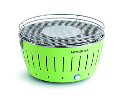 LotusGrill XL LG G435 U GR - VERDE - Barbacoa con baterías y cable de alimentación USB - ¡NUEVO 2019!