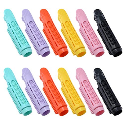 YMHPRIDE, 12 Uds., Pinza para el pelo mullida, pinza para dar volumen a la raíz del cabello, pinza para rizador de pelo con volumen de raíz y agarre a