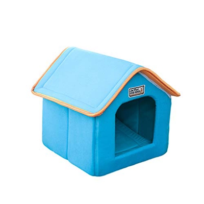 Caseta para gatos al aire libre, resistente al invierno, cueva para gatos, resistente a la intemperie, para exteriores, casa para mascotas, plegable, 