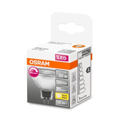 OSRAM reflectora LED GU5,3 8W 927 36° atenuable