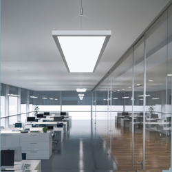 Lámpara colgante LED IDOO VTL, DALI, 65W CCT plata precio